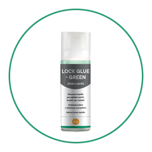 lock glue green chemical care